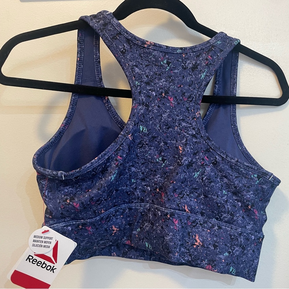 NWT Reebok Medium Support Sports Bra - Picture 5 of 5